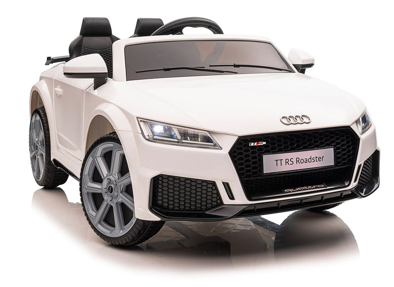 Macchina Elettrica per Bambini 12V Audi TT RS Roadster Bianca