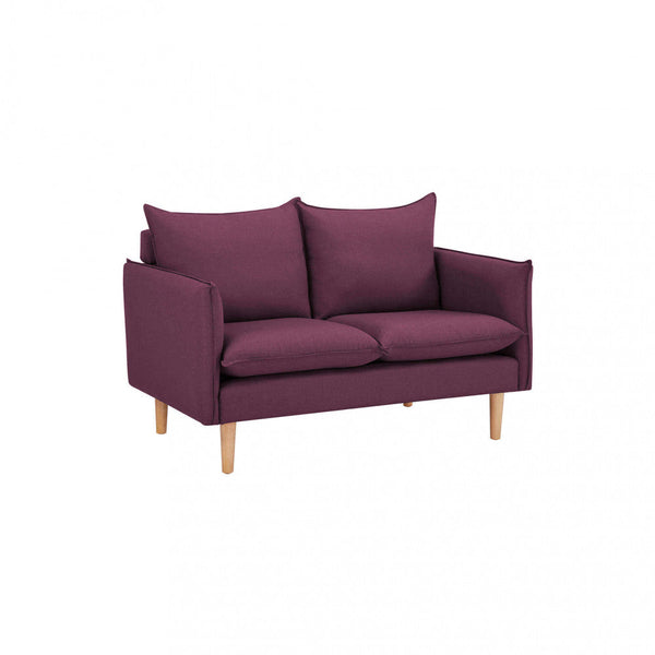 Florin 2-Sitzer-Sofa 130 x 84 x 51 h cm in lila Stoff online