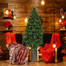 Albero di Natale Macao 240 cm Folto Base Effetto Legno Tronco 2761 Rami Foltissimo