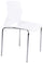 Stuhl aus Polypropylen und Chromo Vandi White