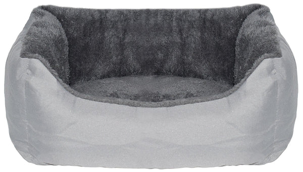 sconto Doubleface Zwinger für verliebte Hunde und Katzen Hellgraues Polyester Verschiedene Größen