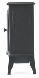 Camino Elettrico da Terra Effetto Fiamma 2000W Kooper London Nero