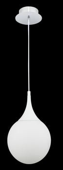 Lampada pendente Pendant in Metallo Dewdrop Bianco