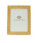Cornice Chain Glam 19,3x1,5x24,3 cm in Poliresina e Vetro Oro
