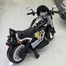 Moto Elettrica per Bambini Cruiser Acceleratore a Manubrio 12V 7Ah Nero         