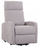 Poltrona Alzapersona Elettrica 1 Motore in Tessuto Grigia