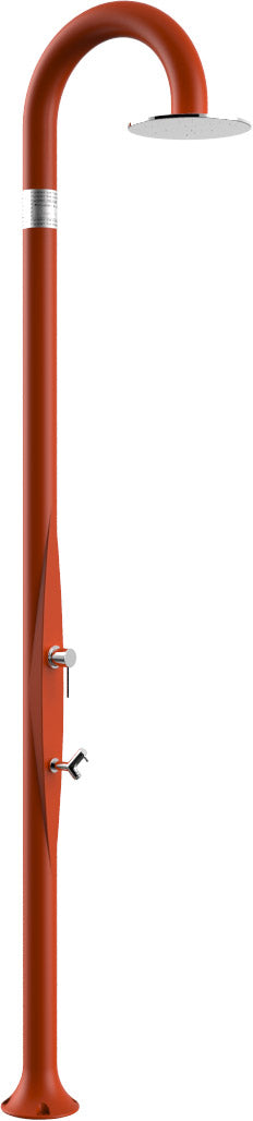 Doccia da Esterno Giardino Miscelatore e Lavapiedi Arkema Funny Yin Arancio prezzo