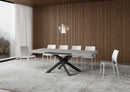 Tavolo Allungabile 130/234x90 cm Volantis Cashmere Gambe Antracite      