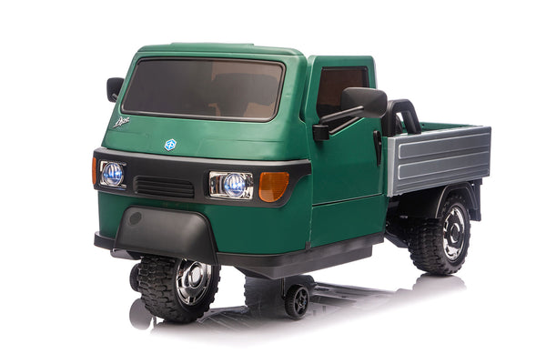 prezzo Macchina Elettrica per Bambini Licenza Piaggio Apecar 12V Verde Seconda Scelta