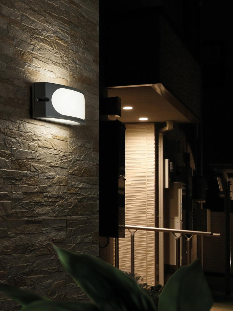 Applique da Esterno E27 in Alluminio Sovil Bianco