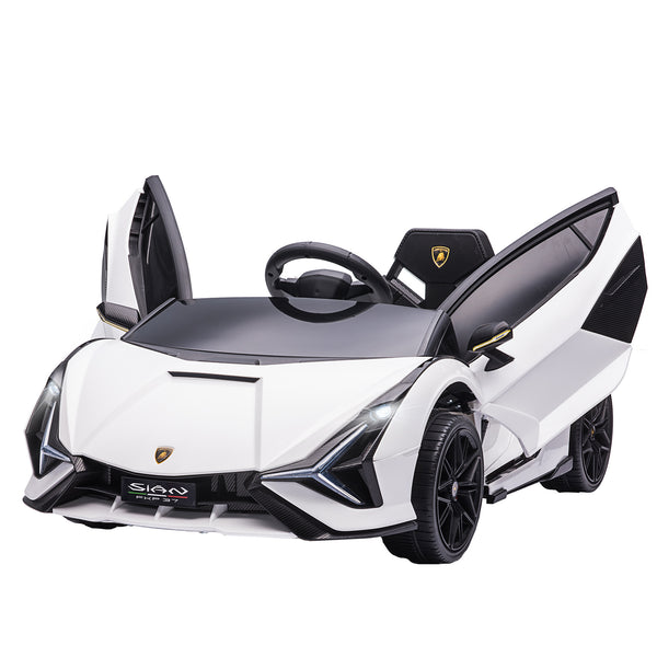 Macchina Elettrica per Bambini 12V con Licenza Lamborghini Sian FKP 37 Bianca prezzo