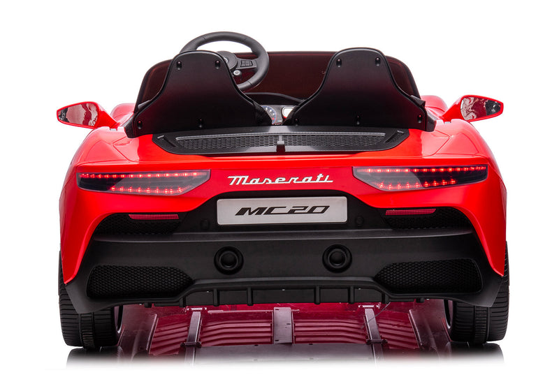 Macchina Elettrica per Bambini 12V con Licenza Maserati MC20 Rossa