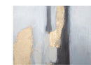 Dipinto su Tela Grey/Oro 80x2,8x100 cm in Legno di Pino e Canvas Multicolor