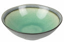 Set 6 Piatti Fondi Ø19 cm in Gres Villa d'Este Home Tivoli Acquamarina Bahamas