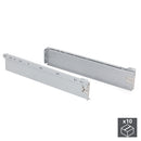 Kit Cassetto per Cucina Ultrabox H86 mm P 500 mm Acciaio Grigio Metallizzato 10 Pezzi Emuca