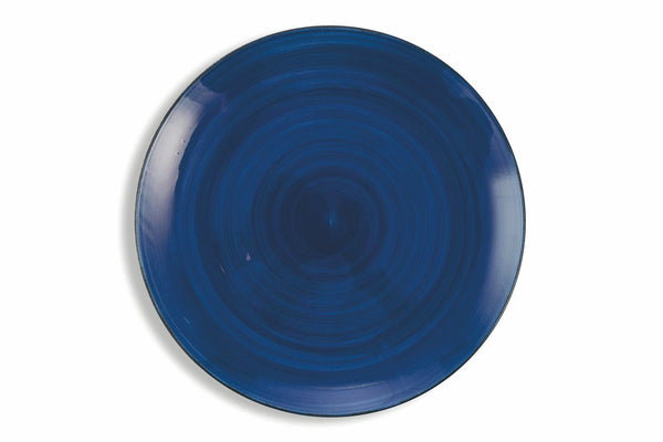 Set 6 Speiseteller aus Steinzeug Ø27x3,5 cm Villa d'Este Home Tivoli Baita 2 Blau online