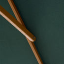 Ombrellone da Giardino 2x3 m Palo Ø38 mm in Legno Verde 