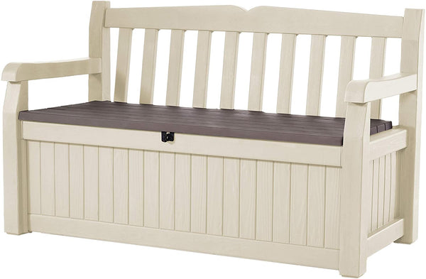 Keter Eden Bank Beige Gartenbank aus Kunstharz 140x60x84 cm prezzo