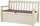 Keter Eden Bank Beige Gartenbank aus Kunstharz 140x60x84 cm