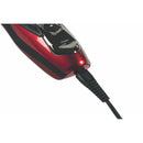 Rasoio Elettrico Ricaricabile 3 Testine Oscillanti Kooper Figaro Rosso