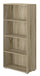 Bücherregal mit 4 Regalen 60 x 30 x 130 cm in Eiche MDF
