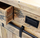 Mobile Yorick 90x40x190 h cm in Legno Marrone
