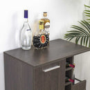 Mobile Bar Cantinetta Bottiglie Vino Legno Cantina 6 Posti Porta Calici Amaretto