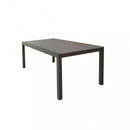 Tavolo Allungabile Pental 180/240x100x73 h cm in Alluminio Taupe