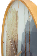 Orologio da Parete Motif 5x60x5 cm in Vetro MDF e Metallo Multicolor