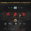 Cantinetta Frigorifero 18 Bottiglie di Vino Display e Luce LED e Controllo Temperatura   