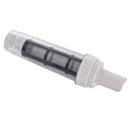 Aspirapolvere per Piscina Portatile Ø6x106-162 cm con Asta a 3 Livelli Blu e Bianco