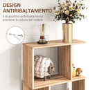 Mobile Libreria 5 Ripiani 60x24x184,5 cm in Legno  