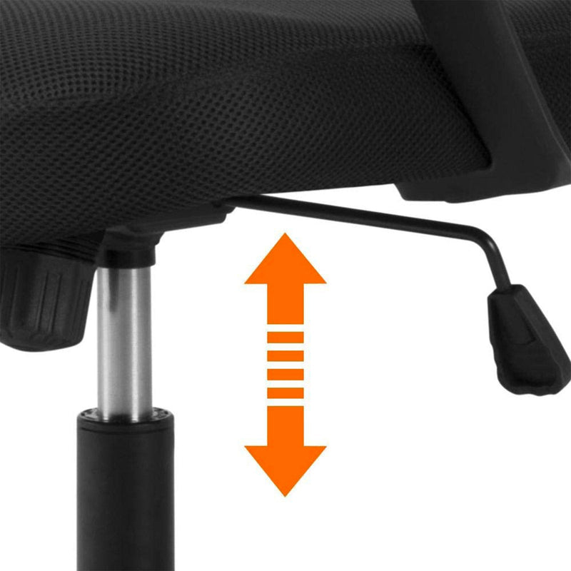 Set 2 Sedie da Ufficio Direzionale 58x126x50 cm in PU Lime