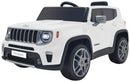 Macchina Elettrica per Bambini 12V con Licenza Jeep Renegade Bianca