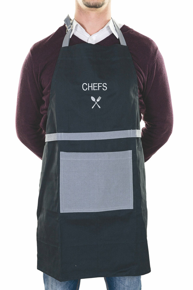 Set Chef Grembiule Guanto e Presina in Cotone VdE Tivoli 1996 Nero