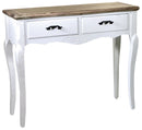 Consolle 2 Cassetti in Legno Country
