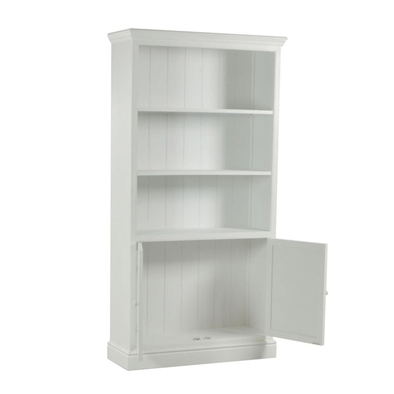 Mobile Libreria 3 Ripiani 2 Ante in Legno Nantes