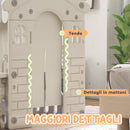 Casetta per Bambini da Interno in PP Crema   