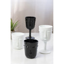 Set 6 Bicchieri Acqua Vis à Vis in Vetro VdE Tivoli 1996 Bianco