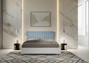 Letto Matrimoniale Kaia Azzurro Varie Misure