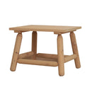 Tavolino da Giardino Rettangolare in Legno 60x50x45 cm 