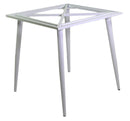 Base per Tavolo da Giardino 80x80 cm in Alluminio Las Vegas Bianco