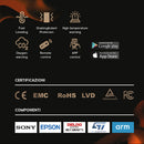 Bruciatore a Bioetanolo Smart App Inserto Automatico Camino Da Incasso Slim 70      