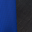 Trampolino Tappeto Elastico Ø366x269 cm con Rete e Bordo Imbottito Blu e Nero