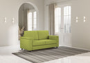 Divano 2 Posti 168x85x85 cm Marrak in Tessuto Verde