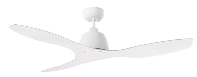 Ventilatore da Soffitto con 3 Pale in Abs Ø120 cm 3 Velocità Martec Elite Bianco