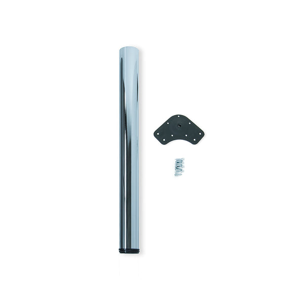 acquista Ø80 mm Tischbeine aus verchromtem Stahl Brillo Emuca Steel