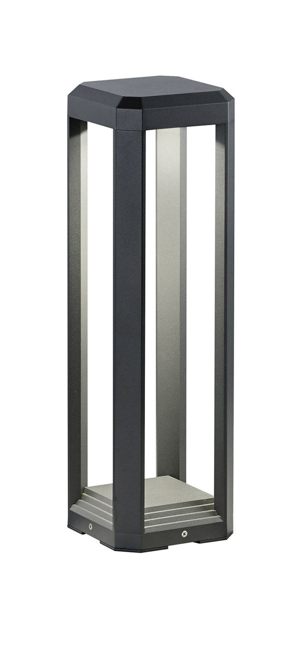 online Lampada Palo da Esterno a LED in Alluminio Antracite