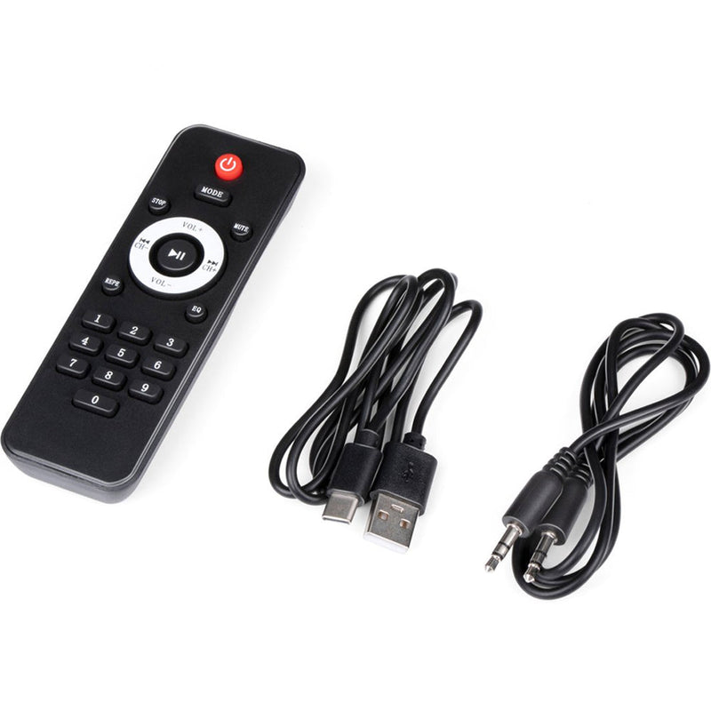 Altoparlante per Feste Dunlop Cassa Wireless Set Karaoke con Microfono e Luce 