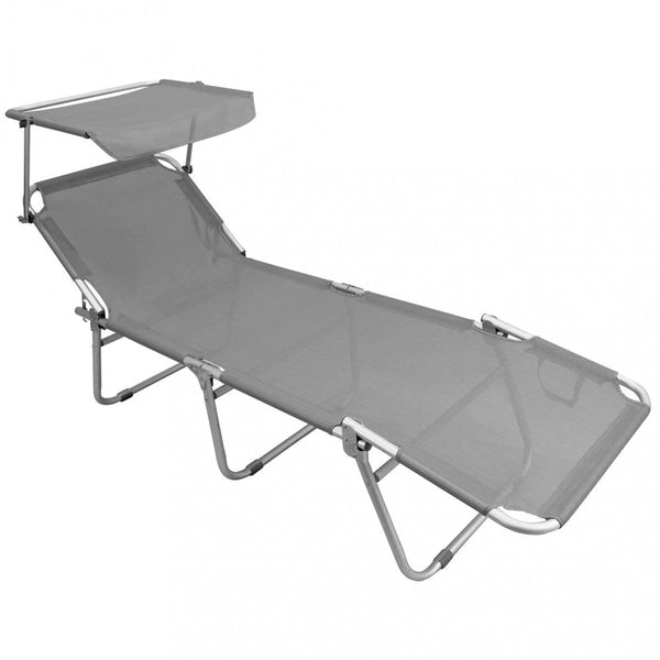 Garten-Sonnenliege 190 x 58 x 40 h cm aus grünem Textilene acquista